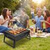 Space-saving BBQ Stove Small Camping Folding Carbon Grill Outdoor  Barbecue Grill  Travel