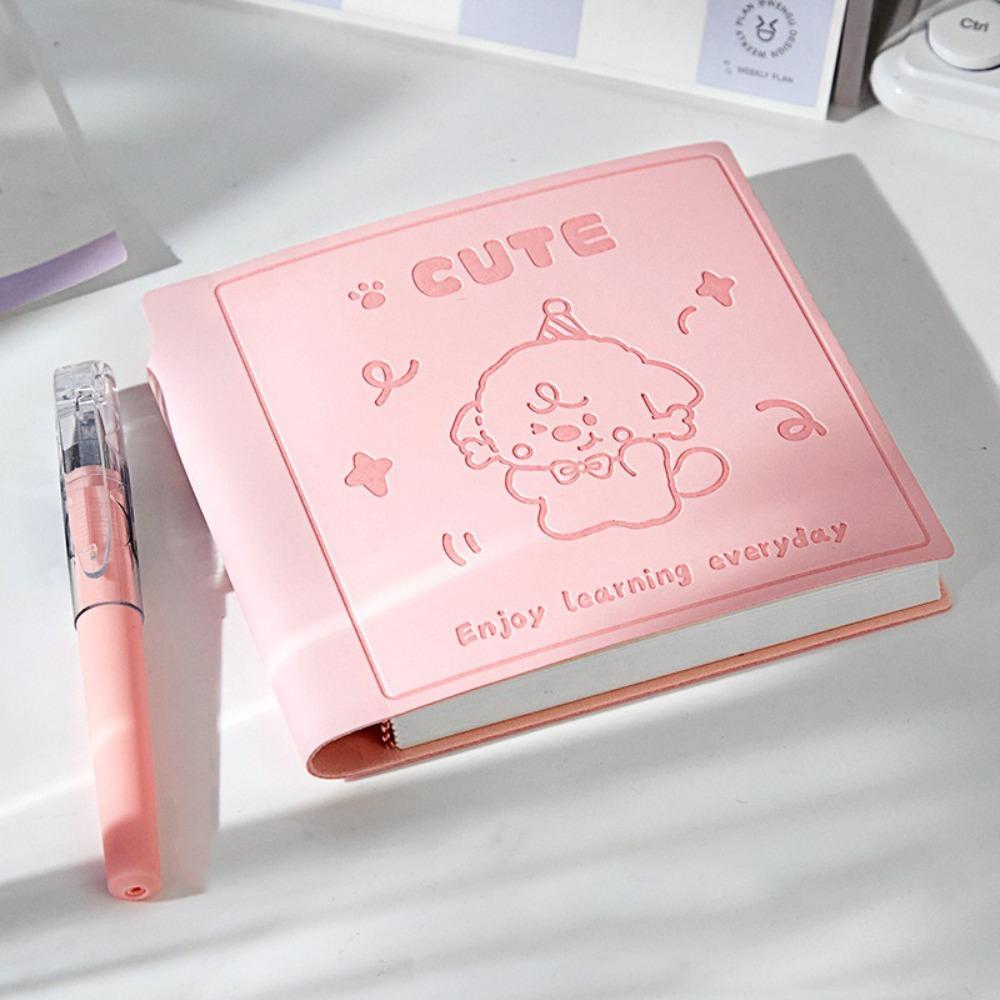 

Карманный блокнот с рисунком животных, 96 листов, блокнот, высококачественный дневник, подарочная книга розовый