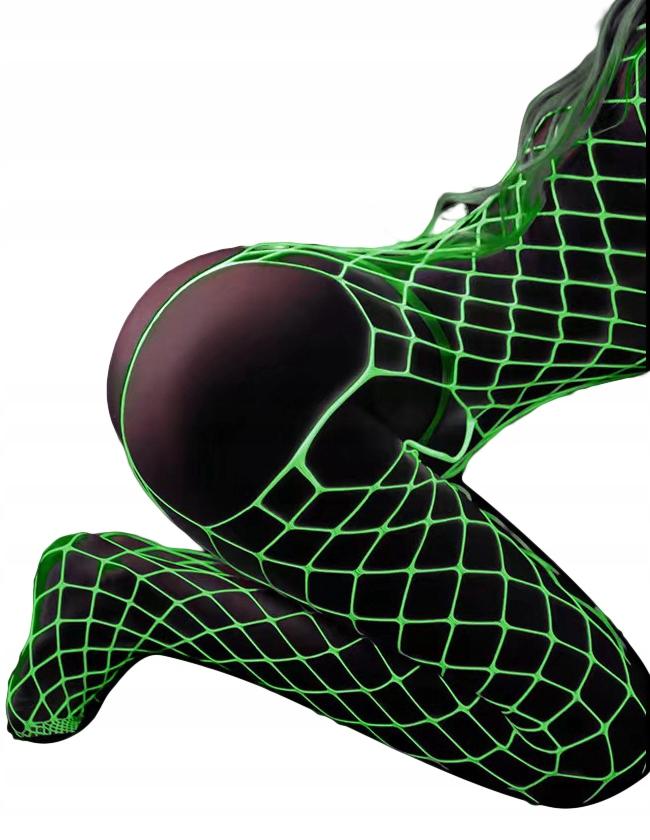 Glow In The Dark Mesh Bodystocking Sexy Universal Underwear
