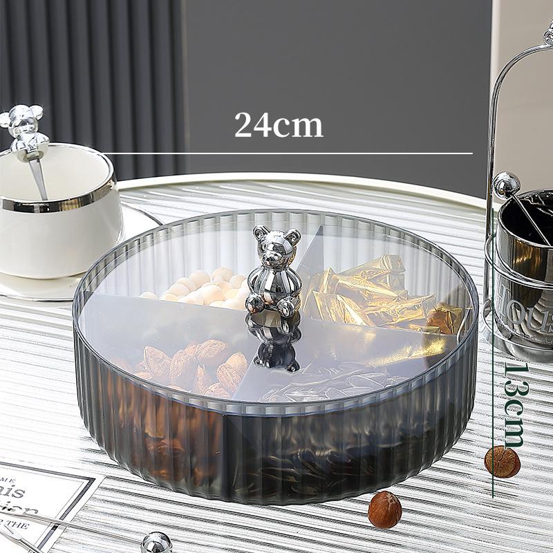 

Коробка для сухофруктов Bear, заваренная в чае, для духовки, в гостиной, для новогодних закусок, орехов, конфет, бытовая прозрачная коробка для хранения сухофруктов No specification