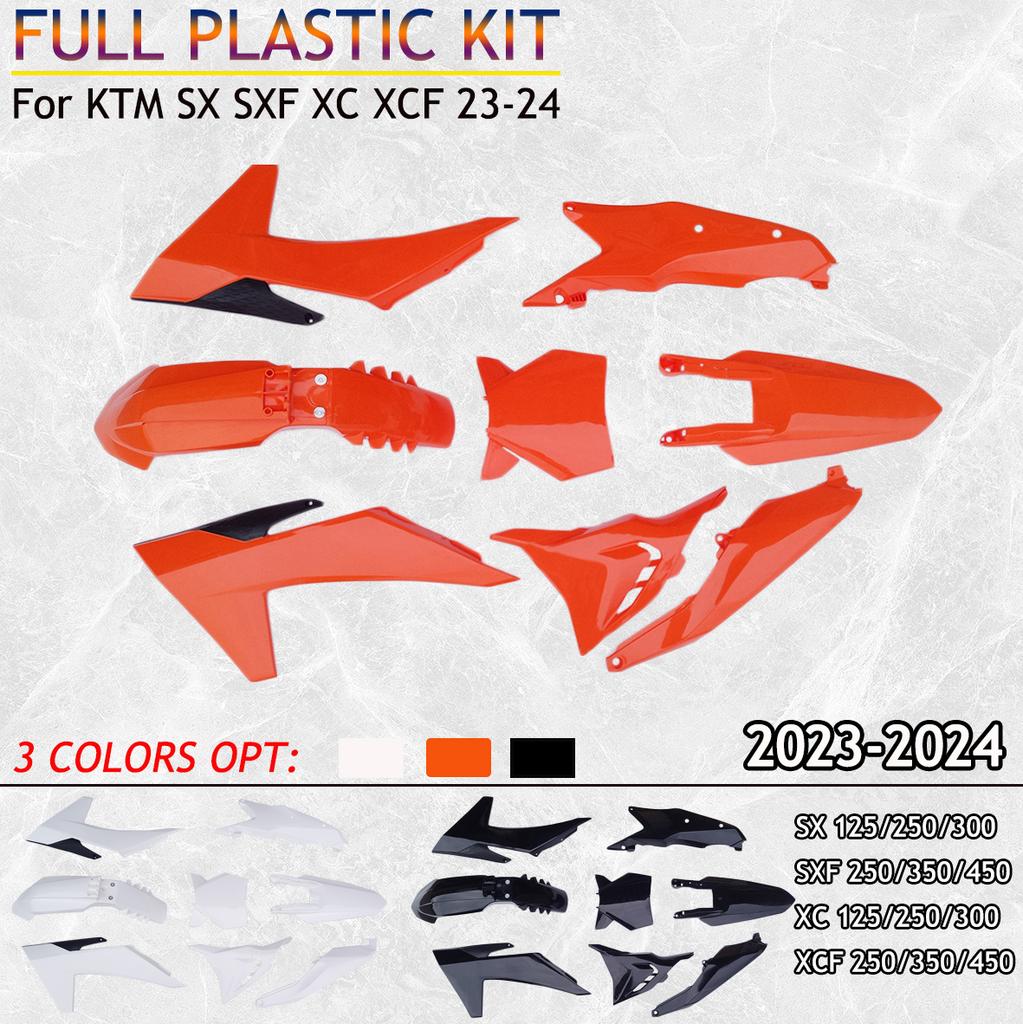 OTOM Motorcycle Plastic Kit For KTM SX SXF XC XCF 125 250 300 350 450 2023-2024 Full Body Fairing Cover Front Rear Fender Guard