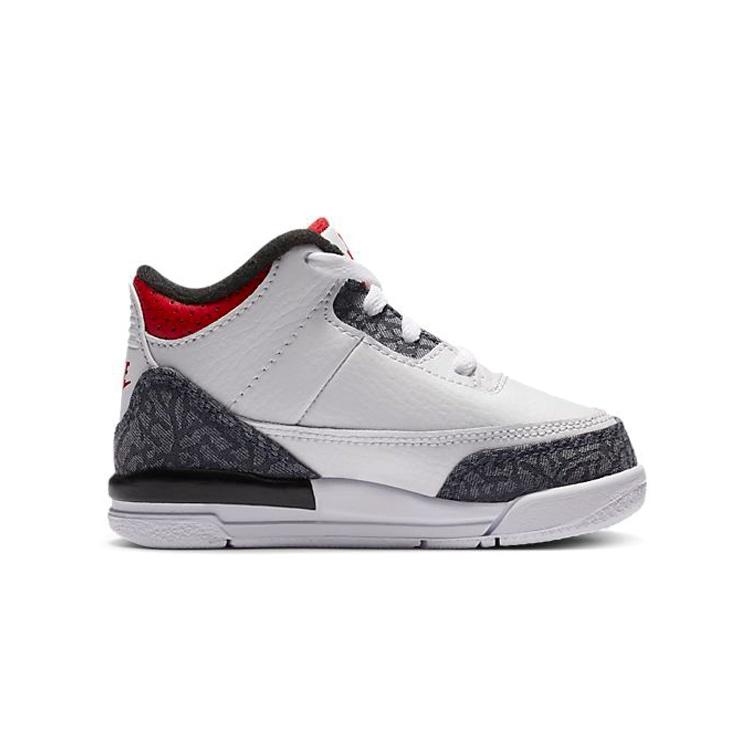 (TD) Air Jordan 3 Retro Denim SE 'Fire Red' Baby DB0442-100