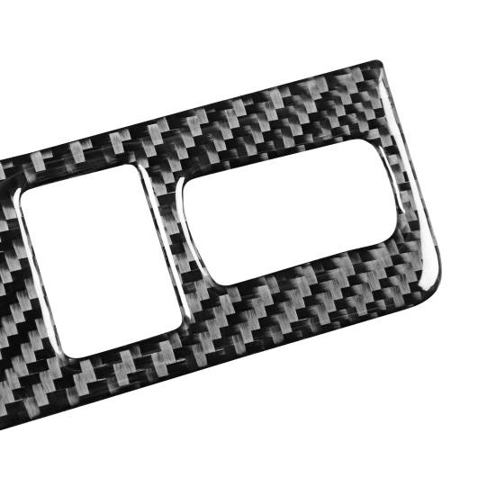 2Pcs Seat Adjustment Panel Cover Wear-resistant Waterproof Carbon Fiber Black Frame Cover Trim for BMW G01 G02 X3 X4