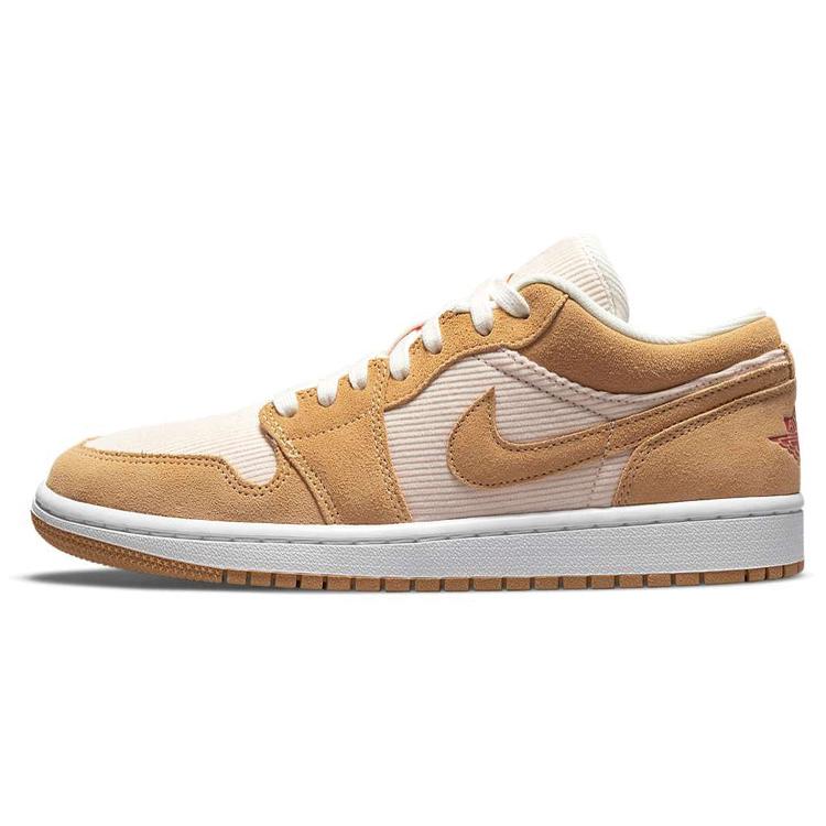 

new JORDAN 1 Low Se Twine Orange Quartz Corduroy Women s 35.5