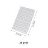 Portable Transparent 28 Grid Nail Enhancement Storage Box Tool Accessory Box Detachable Plastic Box Jewelry Diy Storage Box