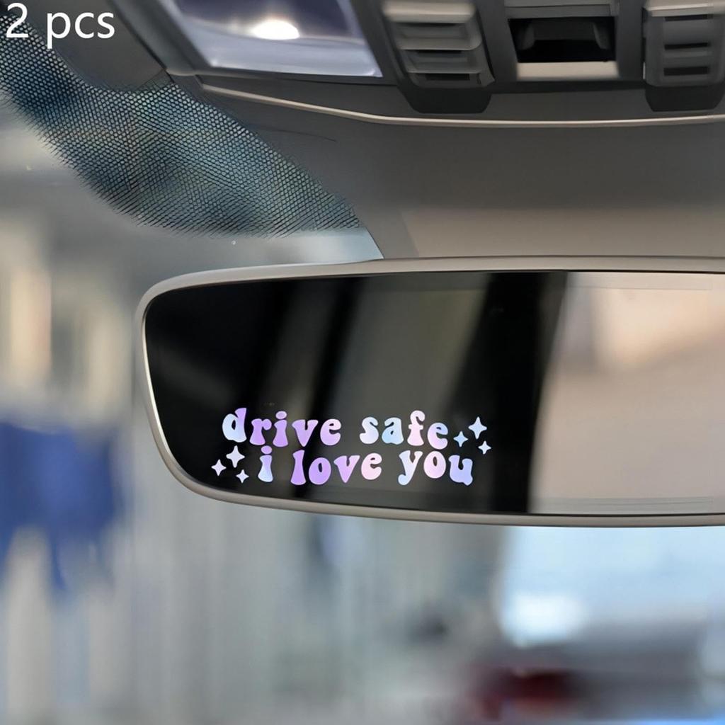 Car Window Decal, Car Decal Sticker Decor | Car Rearview Mirror Reflector Decal Decor