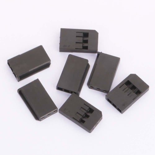 GTIWUNG Futaba J-Style Servo Connector Plugs, Servo Cable Male/Female Pairs, 80-Piece Set, DuPont Crimping Tool Set, DuPont Connector Kit