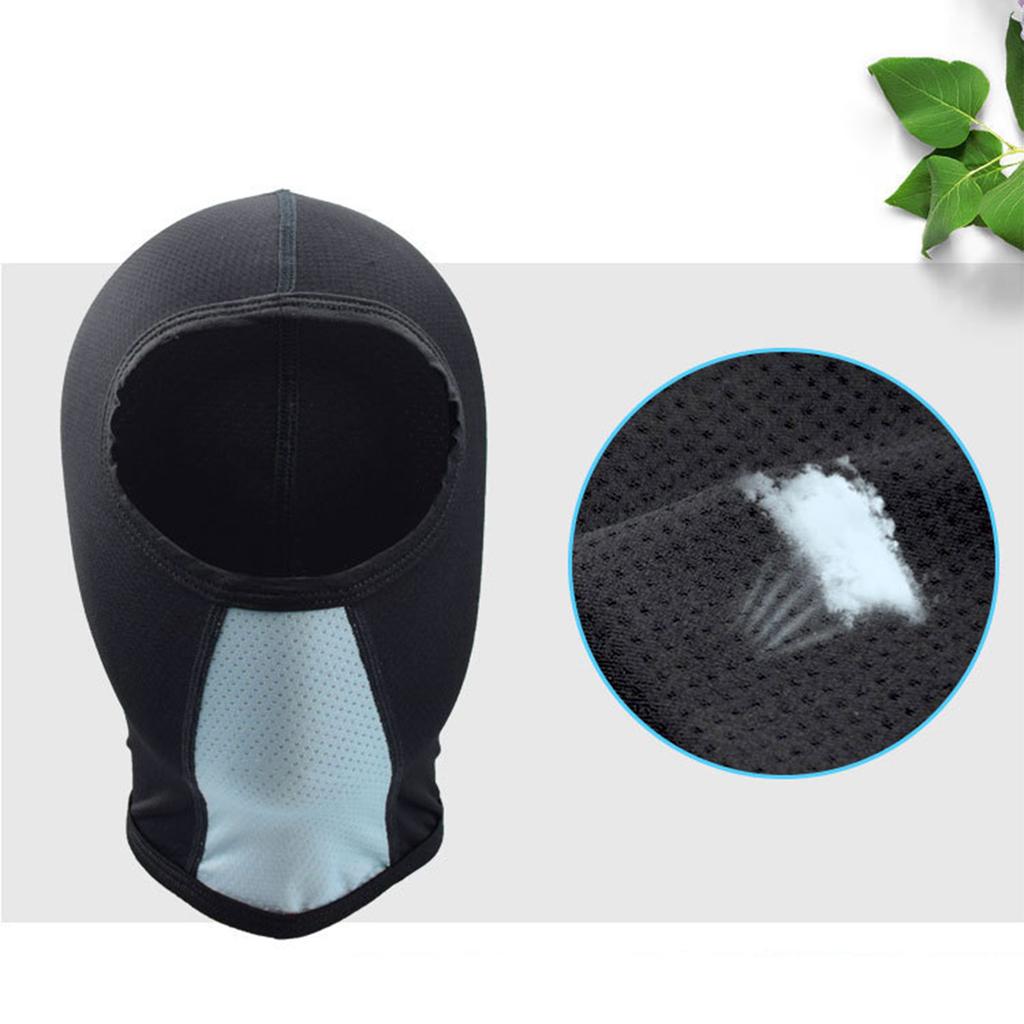 Breathable Balaclava Motorcycle Full Face Mask Motorbike Mask Motocross Helmet Hood Moto Riding Neck Hood Moto Accessory