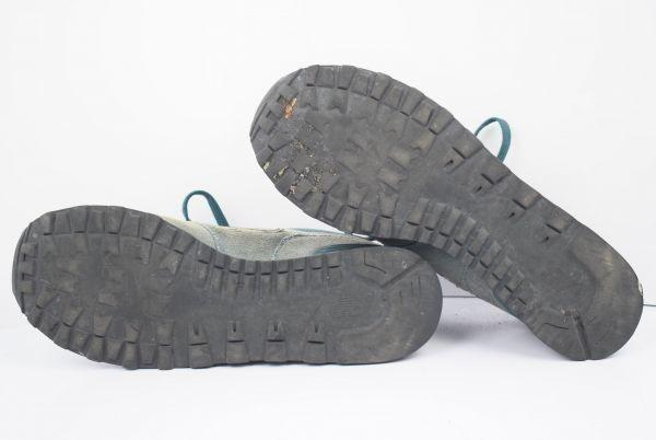 New Balance 574 28 Gray Green Suede Low-Top Sneakers(USED)