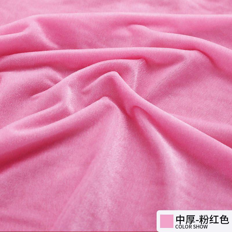 1.6M/2M Wide Golden Velvet Fabric Thick Soft Velvet Fabric for Curtains, Tablecloths, Stage Drapes, and DIY Decorations