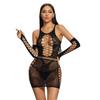 Plus Size Erotic Hot Bodysuits For Women Sexy Fishnet Lingerie Babydoll Dress Porno Underwear Mesh Stockings For Sex