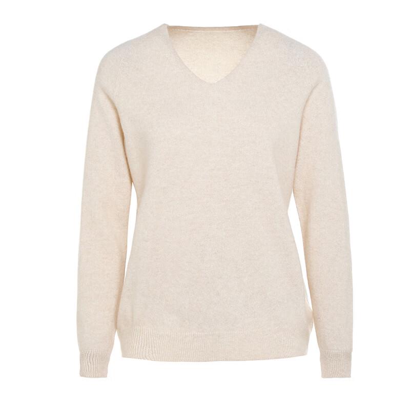 G·TENNA Women's V-Neck Cashmere Pullover