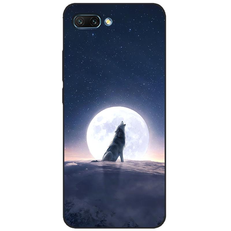 For honor 10 case soft silicon tpu back phone cover for huawei honor 10 Case Etui protective printing coque black tpu case