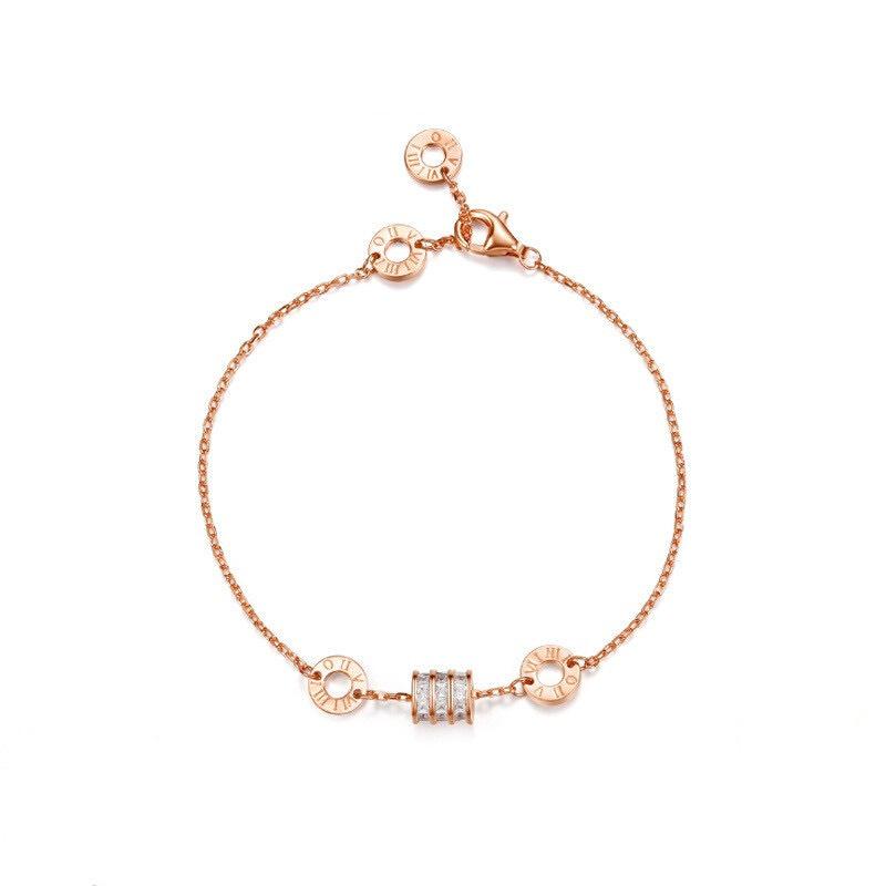 

Браслет на удачу на тонкую талию, женский нишевый дизайн, легкая роскошь, высокое чувство стиля, простой розовый ювелирный браслет для девушки, ювелирные изделия