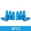 4/8pcs Aluminum Alloy Bicycle Tire Prest Valve Cap MTB Road Bike Covered Protector Road MTB Tyre Dustproof Bike Presta Valve