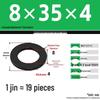 Blackened Enlarged Thickened Metal Washer - M3-M42