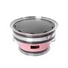 Washable Charcoal Clay BBQ Grill with 3-Layer Steel Grate