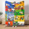 Custom Name Maisy Mouse Theme Printed Blanket - Perfect for Couch, Bed, Travel & Outdoor Use | Machine Washable, Cozy & Durable.