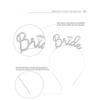 4-piece set for singles parties, including bridal headbands, shoulder straps, headbands, badges, and a set, bride to be, Wedding veil