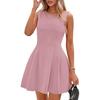 2026 Ärmelloses einfarbiges Kleid Damen Neu Taillenbetonendes Sexy Kleid