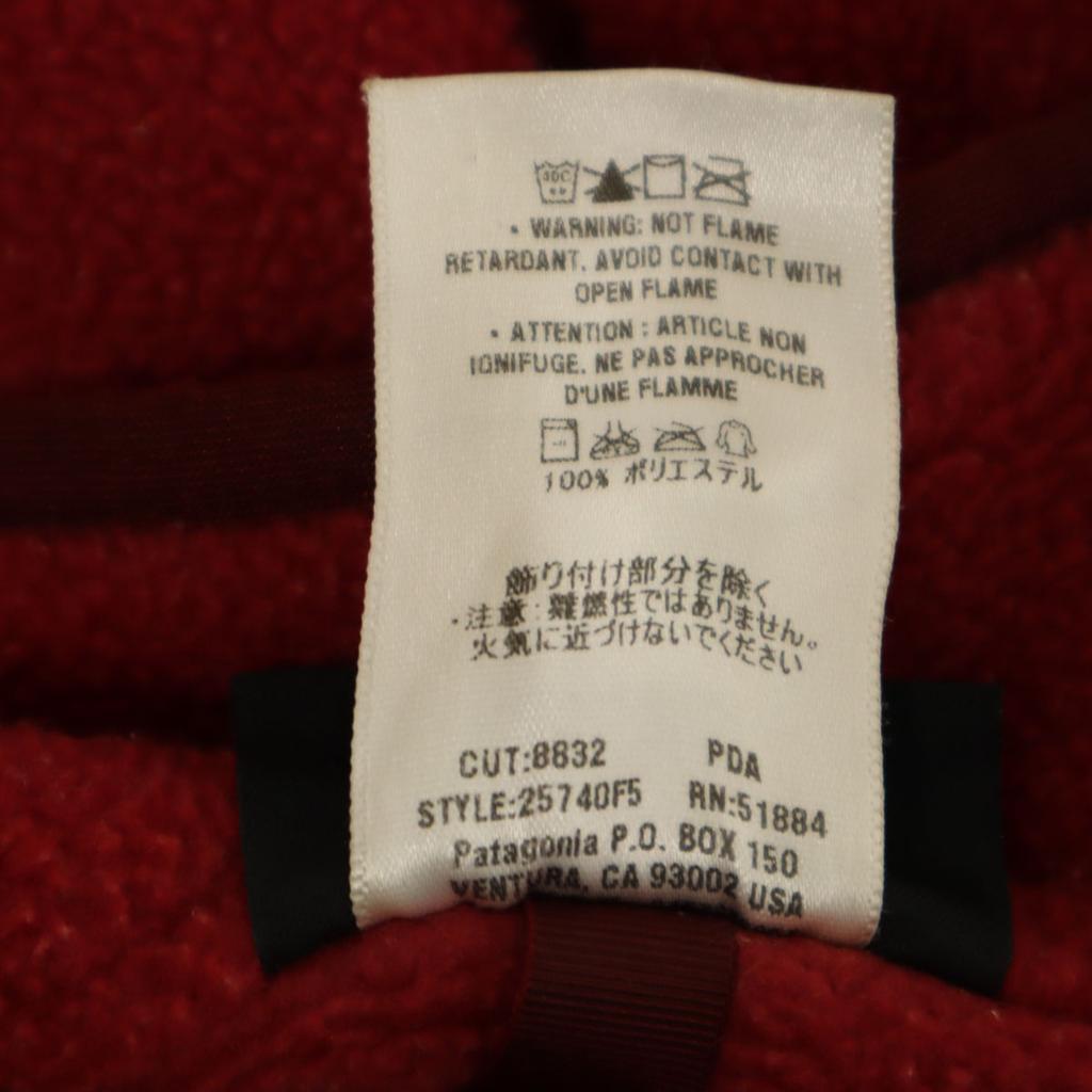 patagonia Synchilla Half Zip Fleece jacket S Red 25740F5 Outdoor Pullover Women Used