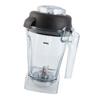 Blender Replacement Container 48oz ABS Rubber Clear Sealed Blender Pitcher with Stainless Steel