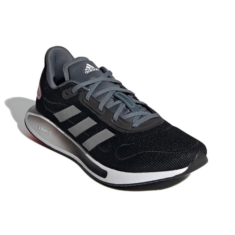 Adidas Women's Galaxar Run 'Black Fresh Candy' Sneakers FW1185