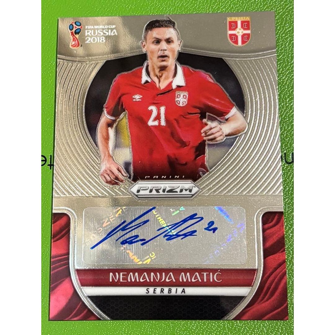 Used Nemanja Matic, Serbian national team, autograph