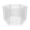 Lit surélevé - vidaXL - Gabion hexagonal - 160x140x100 cm - Acier galvanisé - Résistant aux intempéries