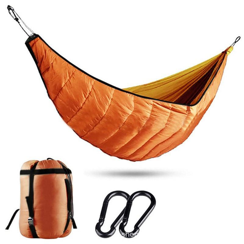 Outdoor Camping Hammock Cover Windproof Insulated Nylon Double Single Person Sleeping Shelter With Grid
