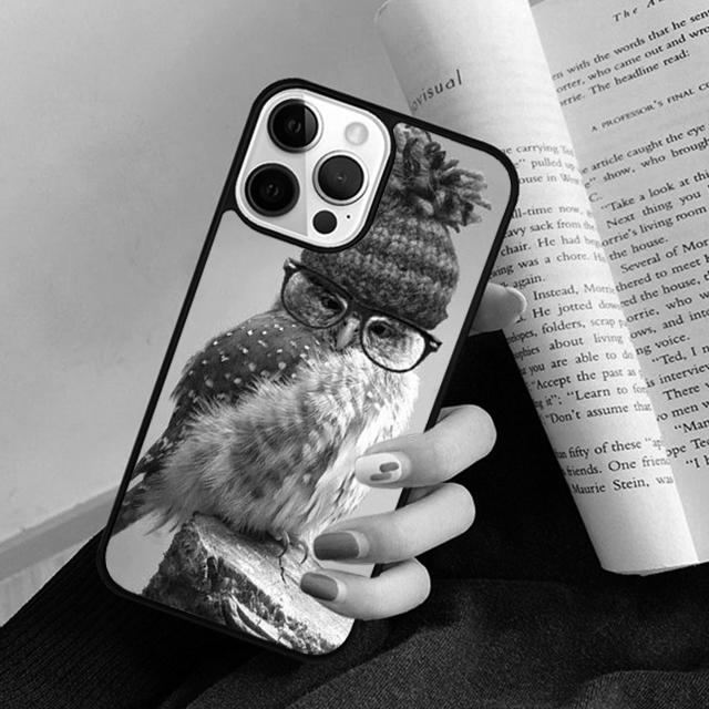 Owl Bird Clockwork Pretty Steampunk Phone Case Back Cover for iPhone 17 Air 16 15 14 13 11 12 Pro Max Plus Coque