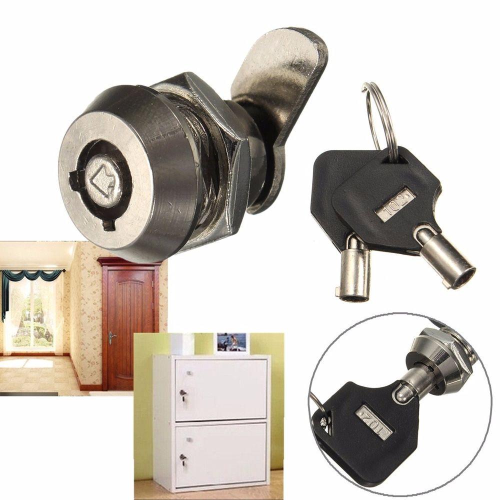 Security MS102 16-30mm With 2 Keys W/2 Home Hardware Cam Lock Mailbox Lock Drawer Locker