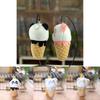 Cute And Adorable Cone Panda Keychain Plush Toy Bag Pendant