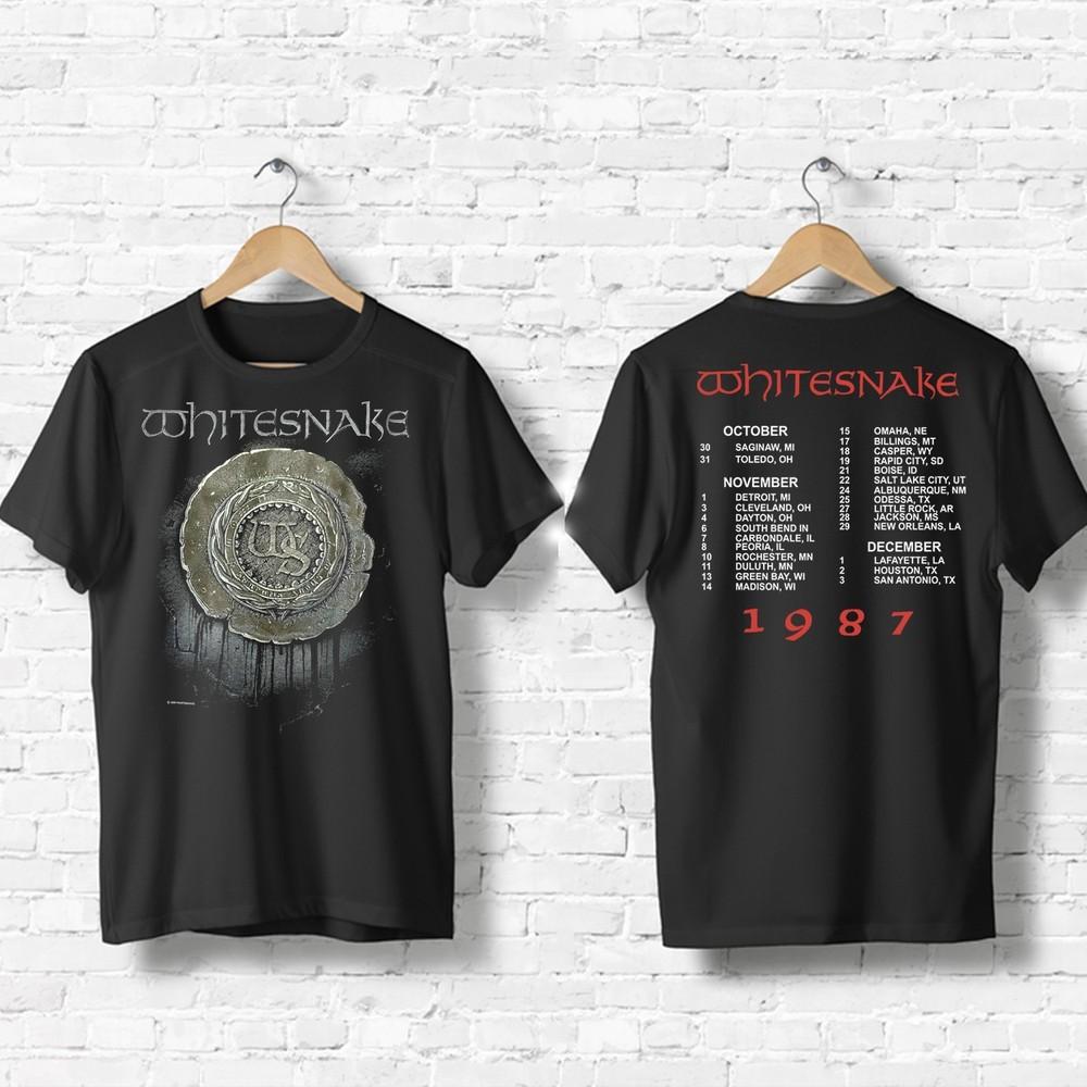 Vintage 1987 Whitesnake Tour T-Shirt by Spring Ford Unisex T-Shirt S