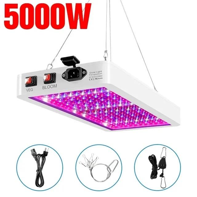 Latest 4000/5000W full spectrum LED grow light IP65 plant light hydroponic light greenhouse light flower growth light lighting