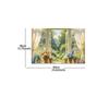 1Pcs Window Side Floral Landscape Decoration Background Backdrop For Photo Studio Photo Booth Party