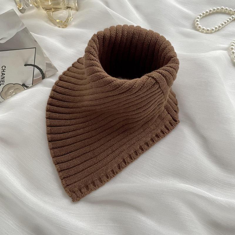 Mote varm avtakbar turtleneck hals varmere skjerf strikket falsk krage