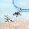 Kupfer Sommer Ozean Strand Krabbe Fisch Anhänger Perlen Passen Original Armband DIY Schmuck Anhänger Dangle Geschenk für Frau