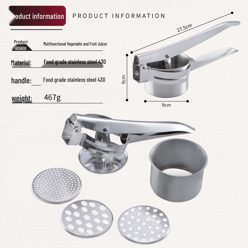 Schiacciapatate e Zucca in Acciaio Inossidabile Spremiagrumi Gadget