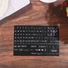 English 120 Keys Matte Standard Waterproof Keyboard Stickers Letter Alphabet