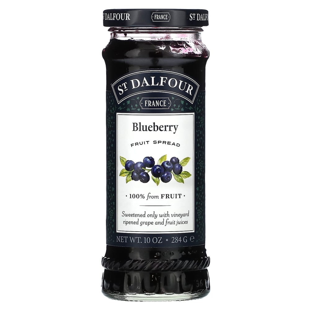 iHerb St. Dalfour Blueberry Fruit Spread 284g (10oz)