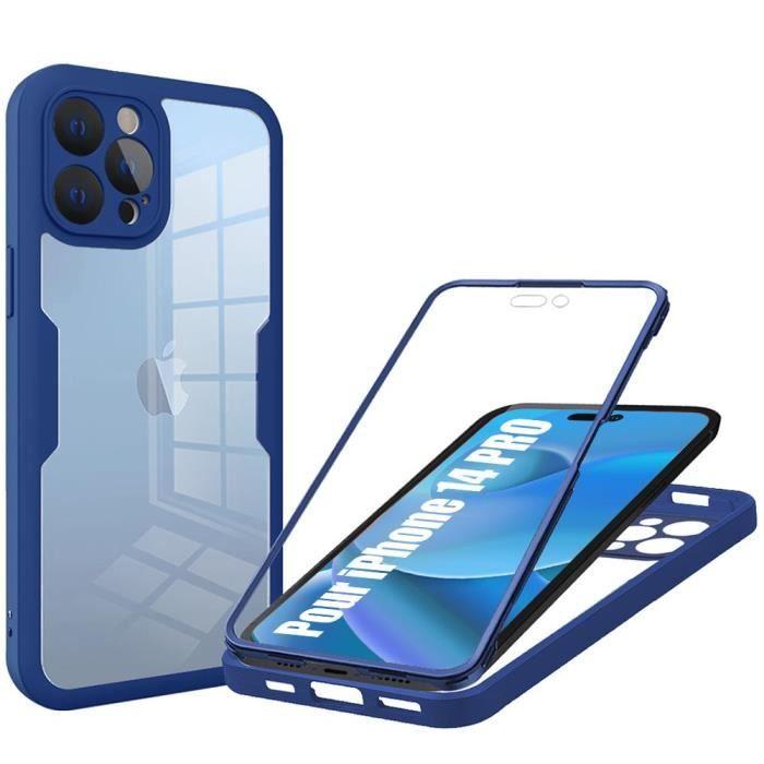 Coque de protection - PROSHOP - iPhone 14 Pro - PC Dur Transparent - Protection 360° - Mixte