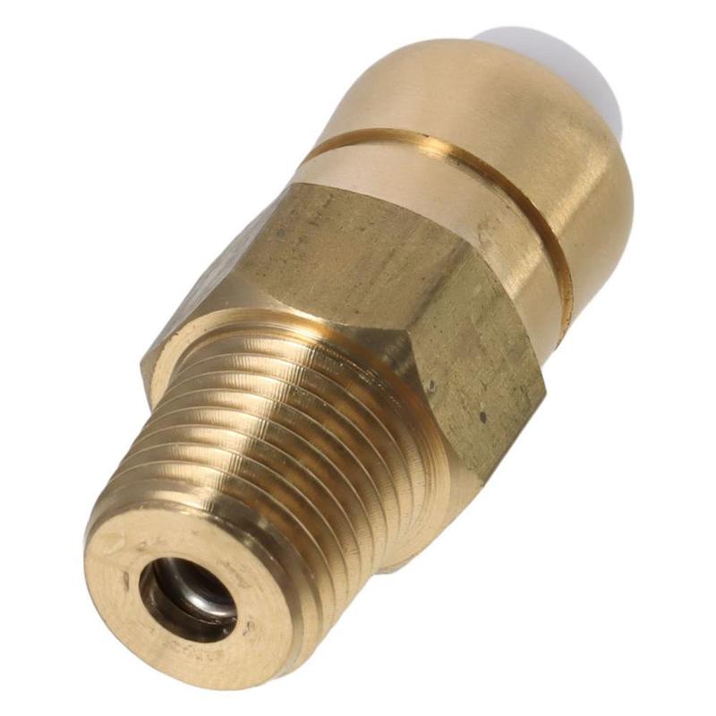 2pcs Replacement 1/4" Thermal Release Valve NPT Gold Thermal Relief Valve Brass Temperature Control Valve Pressure Washer Pump