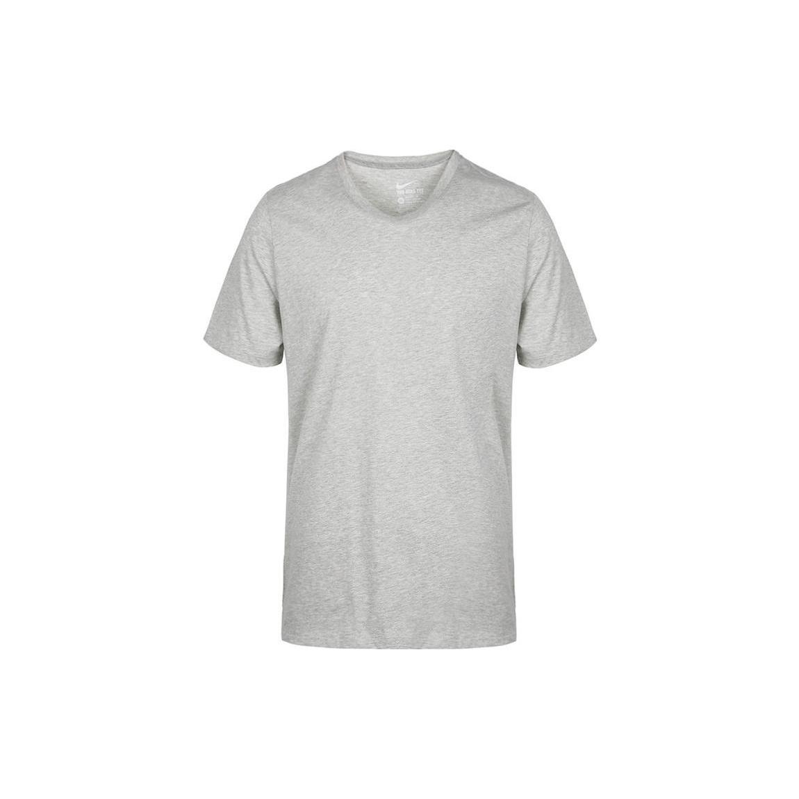 Nike Solid Color Pullover Crew Neck T-Shirt Grey Men s 743036-082 XL