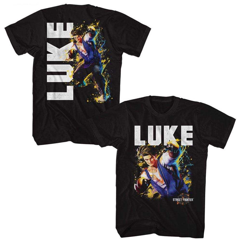 Street Fighter Luke Character Gaming Shirt L