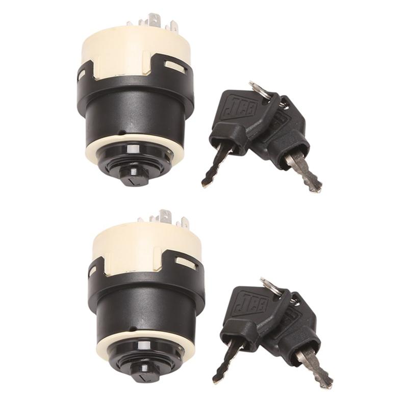 

Excavator Parts- Ignition Switch 2 Set For JCB For Backhoe Loader x 4Cx Models 701/80184 701/80184 701-80184 как
