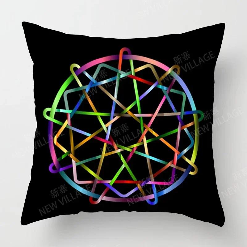 Fall Home Decor Autumn Living Room Throw Pillow Cover Sofa Boho Cushion Cover Mandala