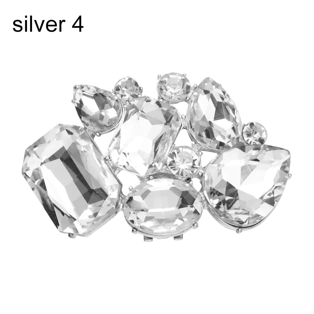 1PC European Fashion Crystal Shoe Clip Transformation Style Women's Shoes Decorations Rhinestone Charm Clothing Collocation