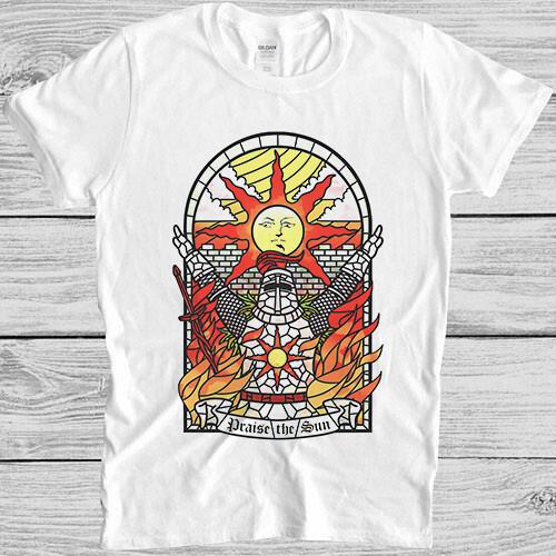 

Praise The Sun Tarot Card Thank God Online Gaming Dark Souls Tee T Shirt M890 XL