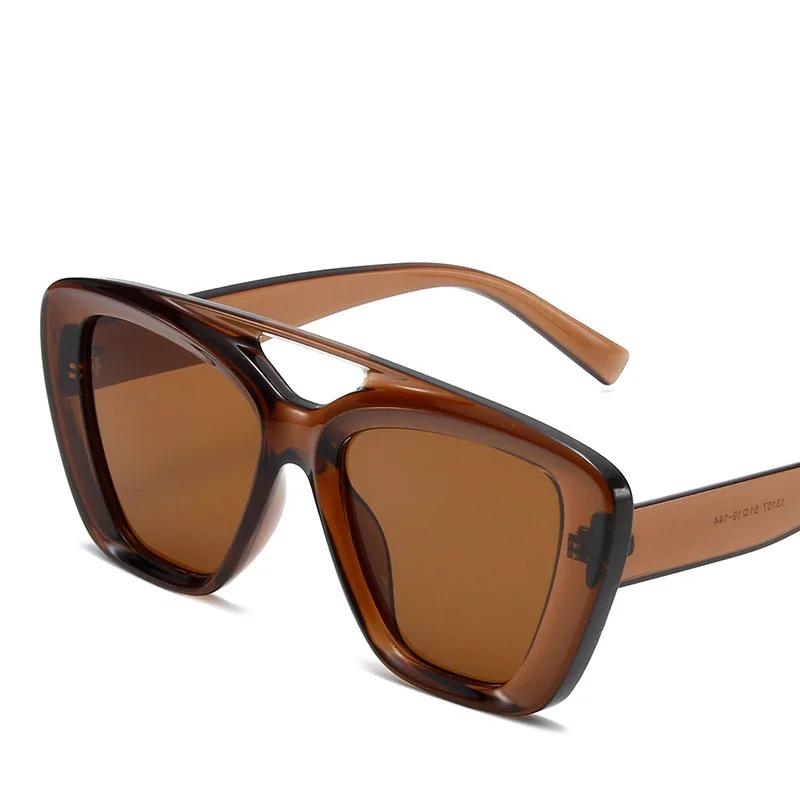

Classic Designer Style Style Double Bridge Cat Eye Sun Glasses Glasses Ladies For Men Popular Luxury Sun Eyeglasses Punk Driving Shades UV400 As The Picture